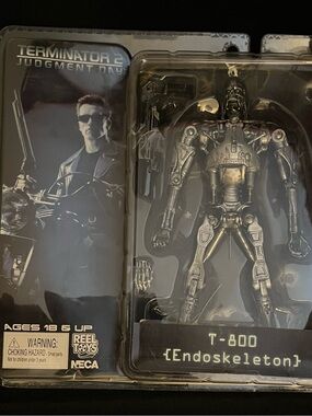 NECA The Terminator T-800 T-1000 Endoskeleton Action Figure Collectible